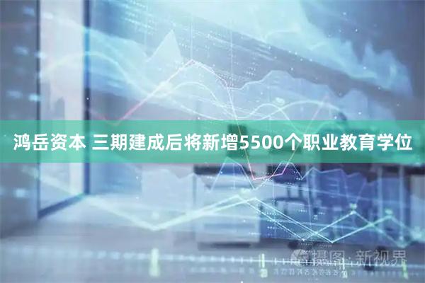 鸿岳资本 三期建成后将新增5500个职业教育学位