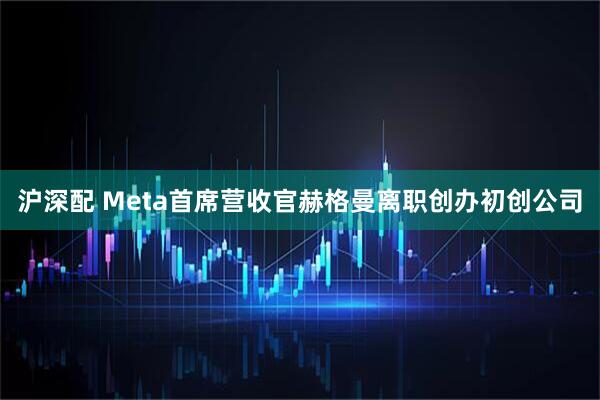 沪深配 Meta首席营收官赫格曼离职创办初创公司